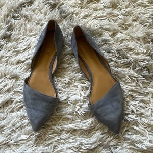Suede flats